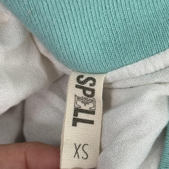 Spell Sayulito Jacket Womens XS Floral Bomber Zip Up Boho Cottagecore Chic Rayon - Picture 3 of 13